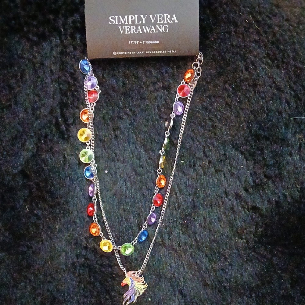 Simply Vera Vera Wang Silver Necklace with Elegant Design